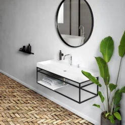 Clou New Wash Me Frame Inleg Planchet Mat Wit Aluite 66.8cm -Sealkin Badkamermeubilair Winkel cl 07.49.111.21 frame wash me 01d 4