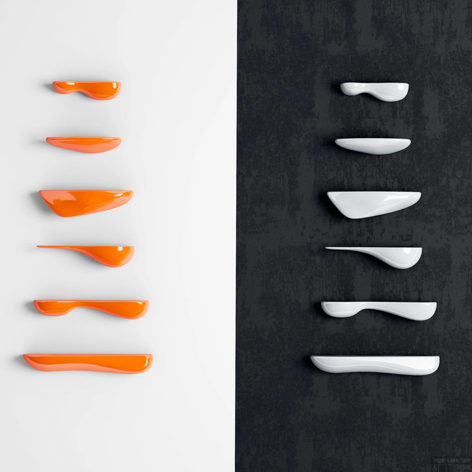 Planchet Clou Cliff 21cm Keramiek Glans Wit 10 Planchet Clou Cliff 21cm Keramiek Glans Wit - Afbeelding 8