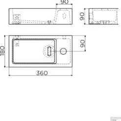 Clou Flush Fontein Met Kraangat 36cm Rechts Met Geïntegreerde Afvoer Mat Wit Keramiek -Sealkin Badkamermeubilair Winkel clou flush fontein met kraangat 36cm rechts met ge ntegreerde afvoer mat wit keramiek tech