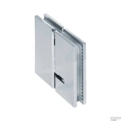 Nisdeur Compleet Just Creating Profielloos 2-Delig (Draaideur Bevestigd Op Inloopwand) 160x200 Cm 100/60 Chroom -Sealkin Badkamermeubilair Winkel complete profielloze nisdeur 2 delig chroom 4554 5