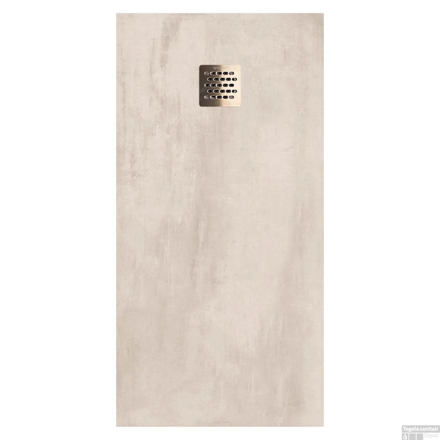 Douchebak Concrete Taupe 80x120 Cm 3 Douchebak Concrete Taupe 80x120 Cm