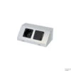 Contactdoos En Schakelaar Sanicare Inclusief Twee Snoeren 5,6x15,1x8,1 Cm Zilver-Grijs