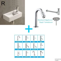 FonteinPack FONTEIN Corsa 450 X 250 X 120 Mm Rechts (Keuze Uit 18 Kranen)