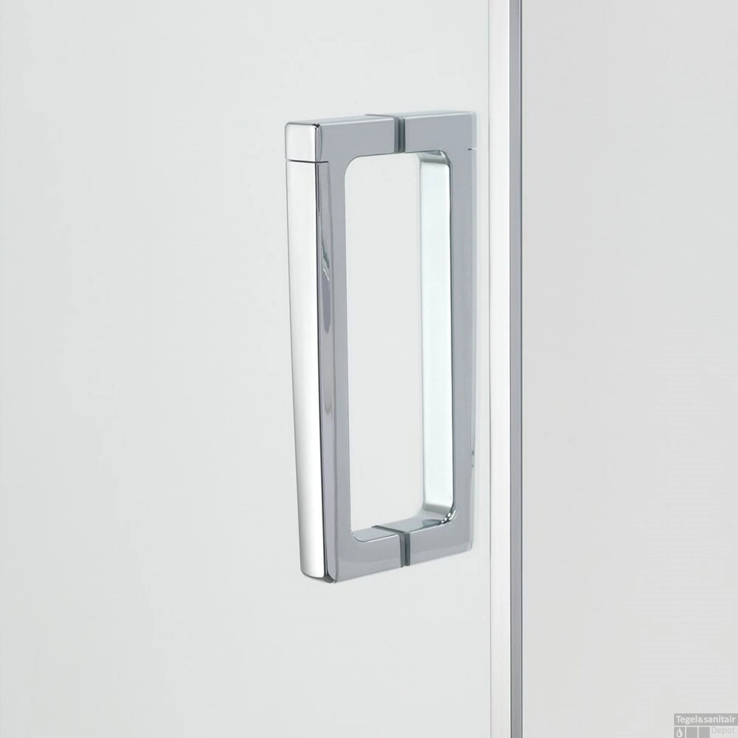 Nisdeur Sealskin Custom Rechts 80x195 Cm Zilver Hoogglans Helder Glas - Afbeelding 5