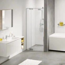 Nisdeur Sealskin Custom Rechts 100x195 Cm Zilver Hoogglans Helder Glas -Sealkin Badkamermeubilair Winkel cp20100d260100 nisdeur get wet by sealskin custom rechts 100x195 cm zilver hoogglans helder glas 1