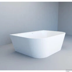 Ligbad Arcqua Crosstone Evi XL Back To Wall Solid Surface 180x120x57 Mat Wit