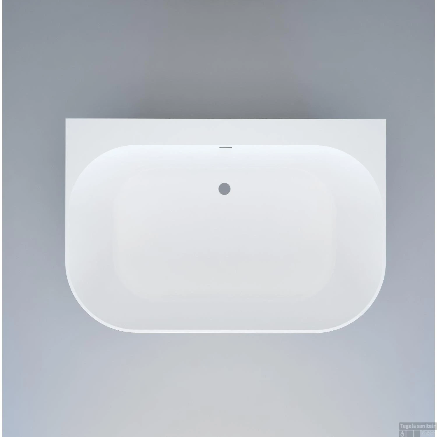 Ligbad Arcqua Crosstone Evi XL Back To Wall Solid Surface 180x120x57 Mat Wit 4 Ligbad Arcqua Crosstone Evi XL Back To Wall Solid Surface 180x120x57 Mat Wit - Afbeelding 2