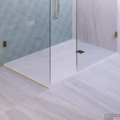 Douchebak Sanitop Just Creating Relievo Crag 100x180 Cm Mat Wit -Sealkin Badkamermeubilair Winkel db rc100x180w