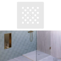 Douchebak Sanitop Just Creating Relievo Crag 100x180 Cm Mat Wit -Sealkin Badkamermeubilair Winkel db rc100x180w 4