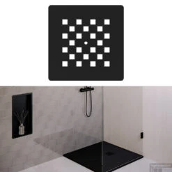 Douchebak Sanitop Just Creating Relievo Crag 90x180 Cm Mat Zwart -Sealkin Badkamermeubilair Winkel db rc90x180z 8