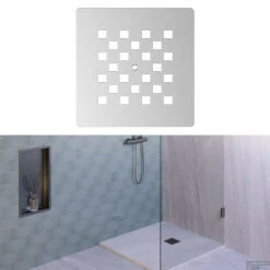 Douchebak Sanitop Just Creating Relievo Crag 90x90 Cm Mat Wit -Sealkin Badkamermeubilair Winkel db rc90x90w 5