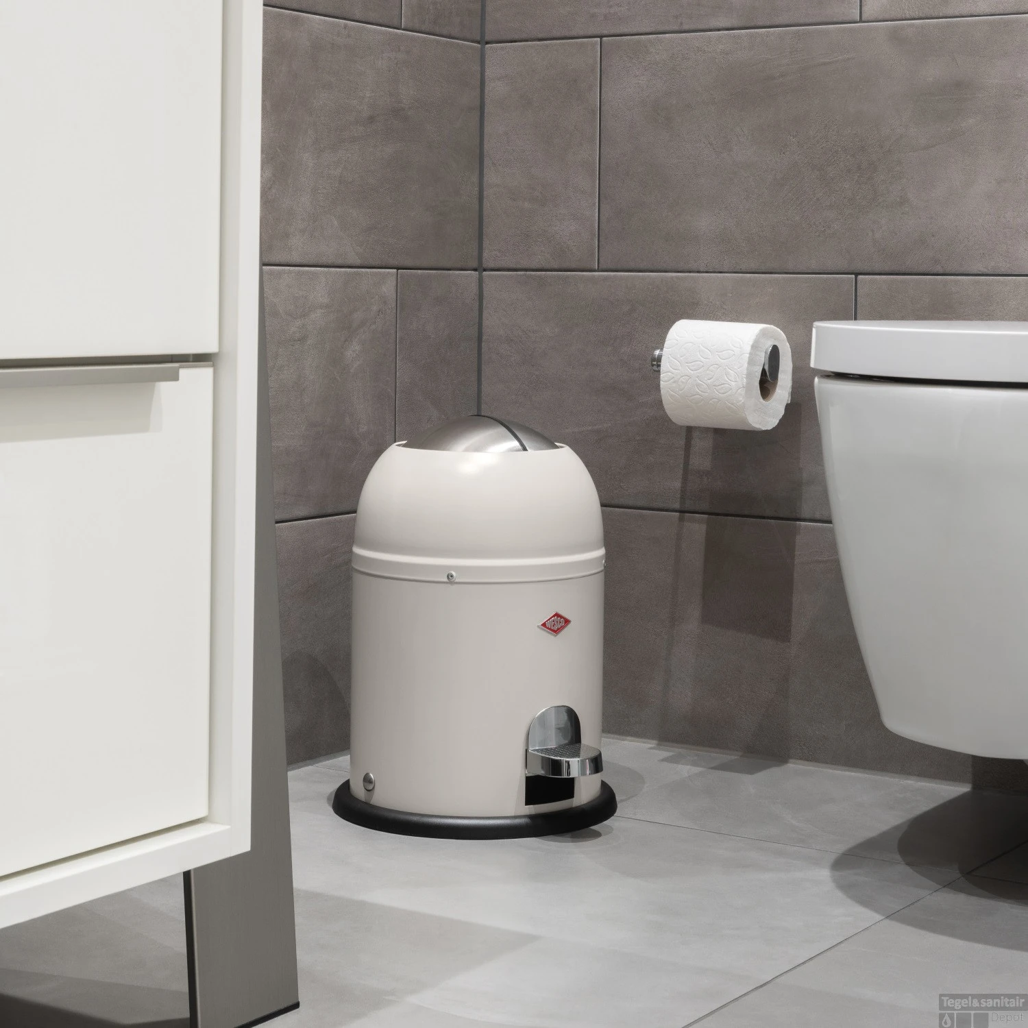 Afvalemmer Wesco Mini Master 6 Liter Mat Wit 5 Afvalemmer Wesco Mini Master 6 Liter Mat Wit - Afbeelding 3