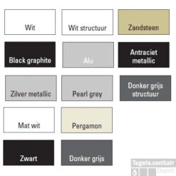 Designradiator Plieger Venezia Enkel 1970x532mm 1417W Pearl Grey -Sealkin Badkamermeubilair Winkel de kleuren 594 37 118