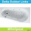 Ligbad Riho Delta Links 150 X 80 Cm Whirlpool Dubbel Systeem