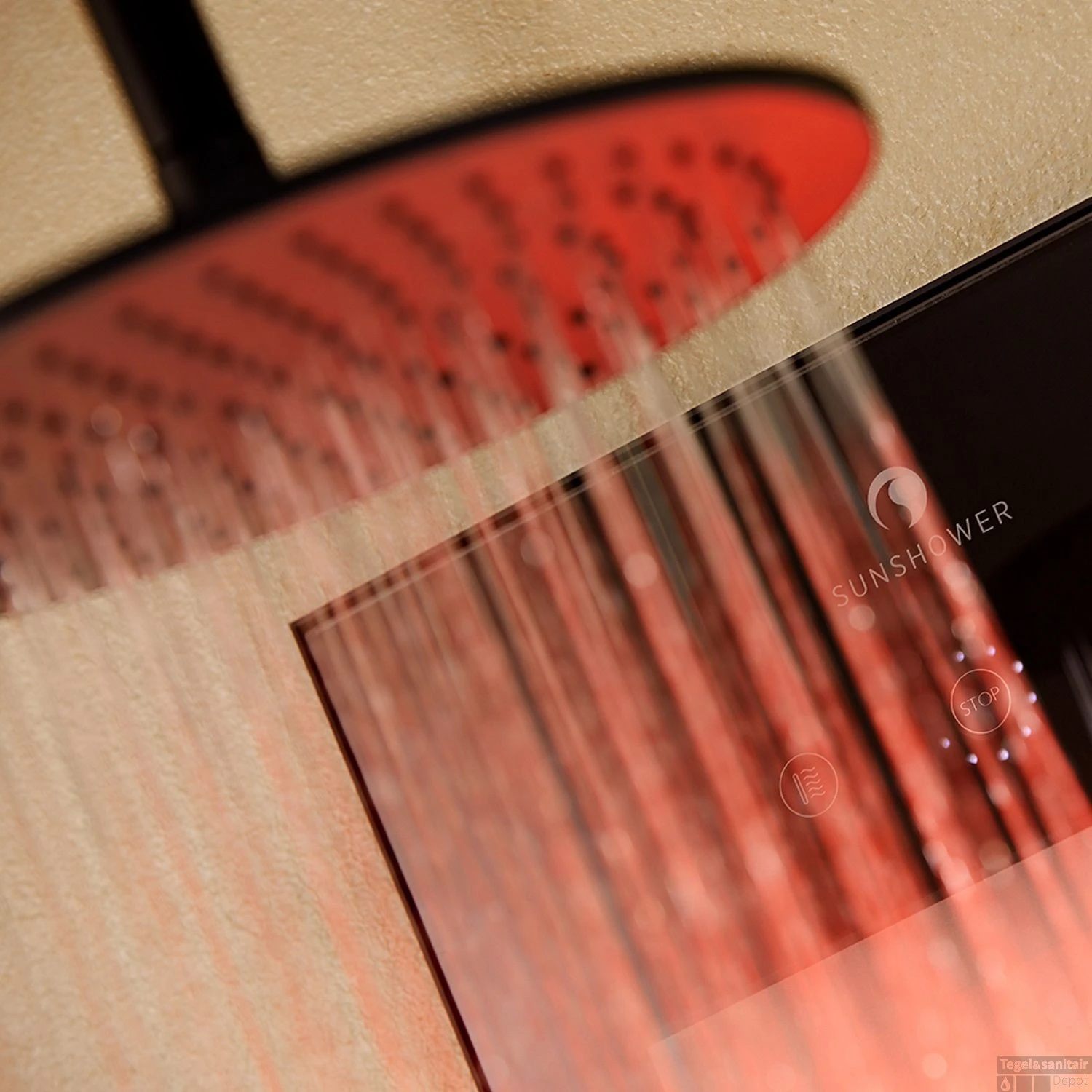 Sunshower Deluxe Mat Zwart UV En Infrarood Inbouwapparaat 32x187x16 Cm Aluminium Mat Zwart 7 Sunshower Deluxe Mat Zwart UV En Infrarood Inbouwapparaat 32x187x16 Cm Aluminium Mat Zwart - Afbeelding 5