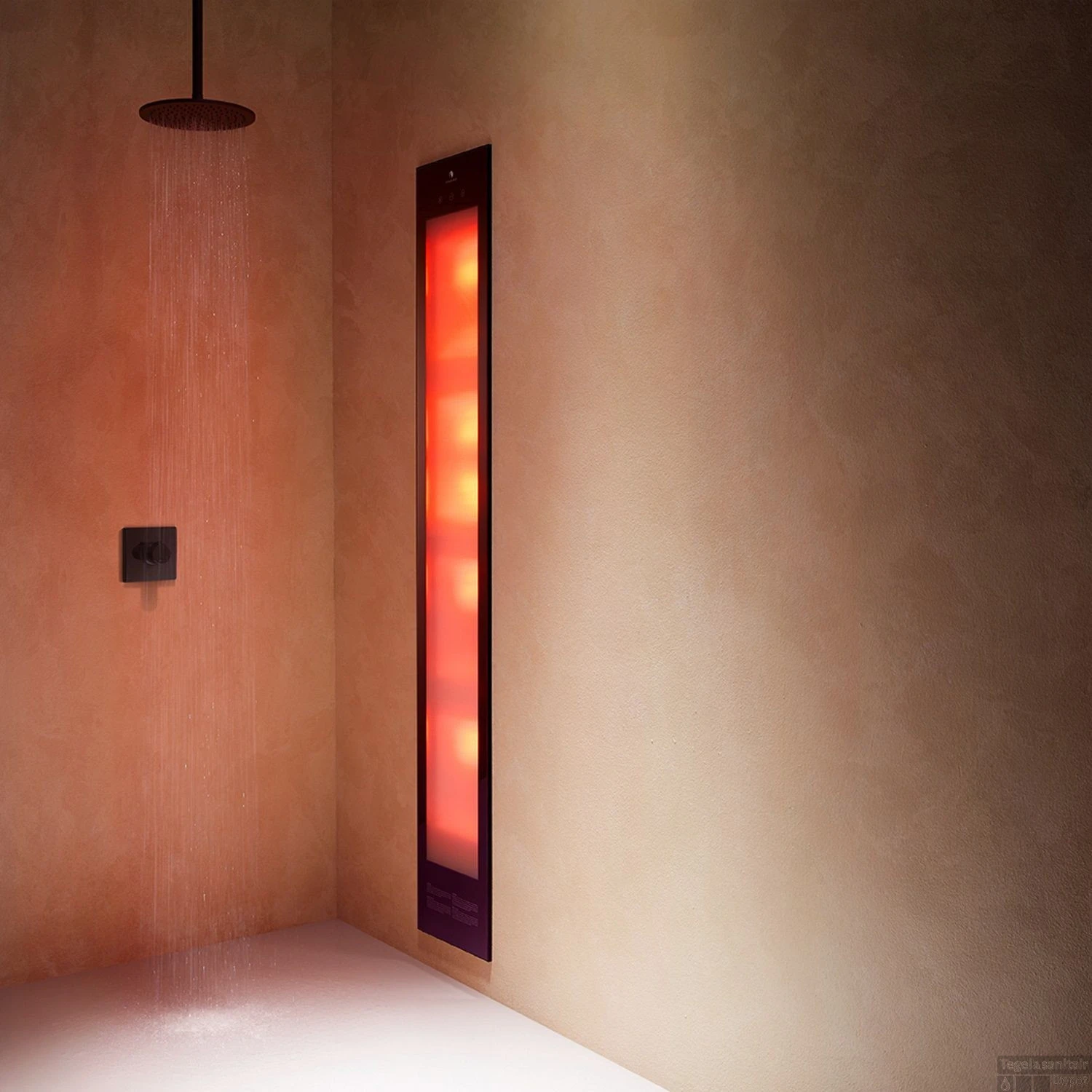 Sunshower Deluxe Mat Zwart UV En Infrarood Inbouwapparaat 32x187x16 Cm Aluminium Mat Zwart 10 Sunshower Deluxe Mat Zwart UV En Infrarood Inbouwapparaat 32x187x16 Cm Aluminium Mat Zwart - Afbeelding 8