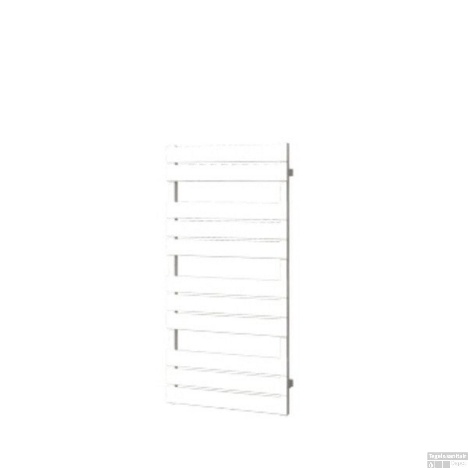 Designradiator Boss & Wessing Genuo Met Middenaansluiting 112 X 55 Cm 558 Watt Pergamon