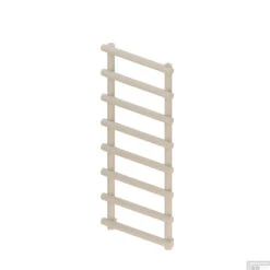 Designradiator Boss & Wessing Tubi Handdoekrek 115x60 Cm Zij-Onderaansluiting Mat Cappuccino