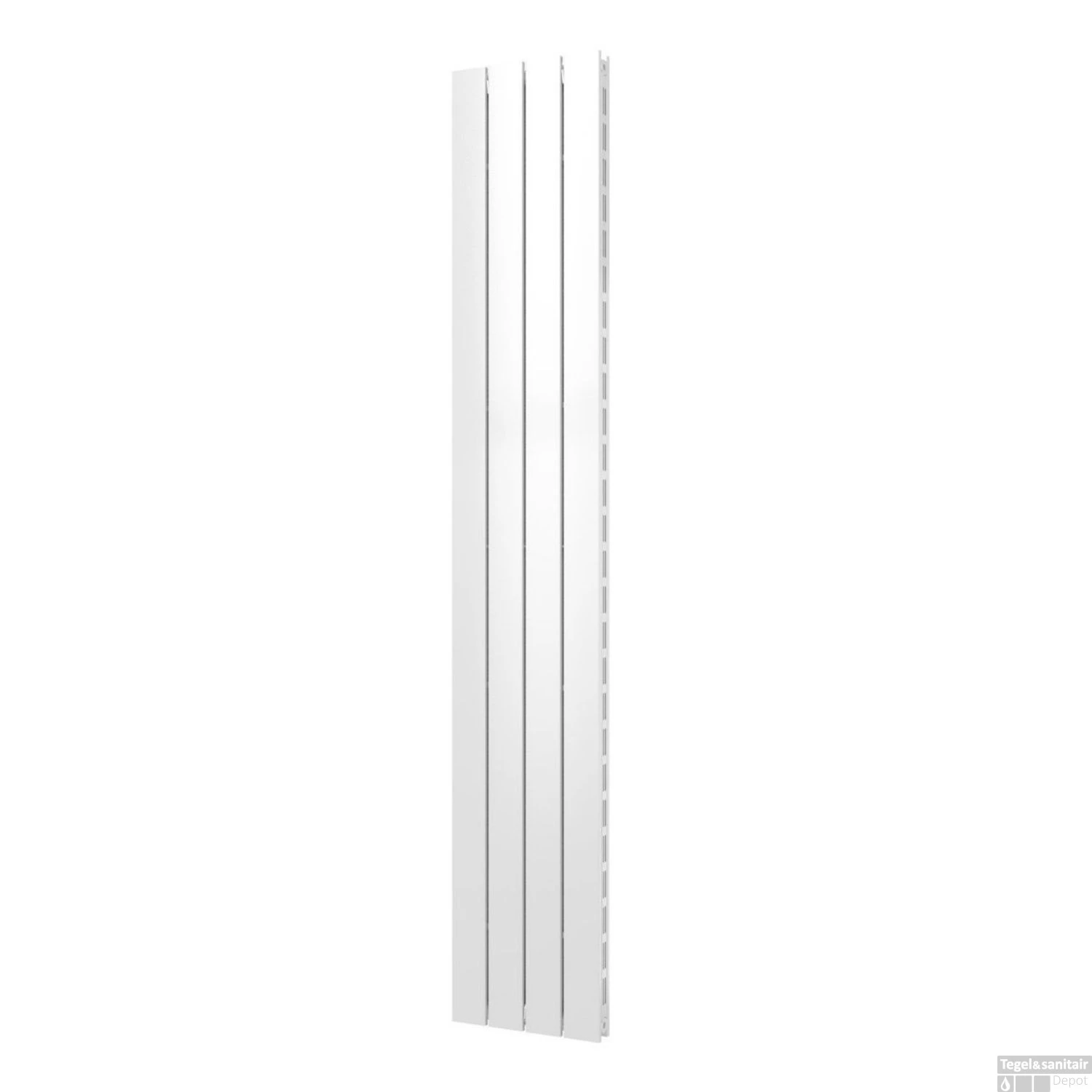 Handdoekradiator Covallina Retta Dubbel 1800 X 298 Mm Mat Wit - Afbeelding 3