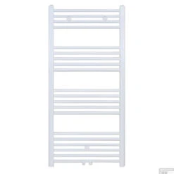 Designradiator Boss & Wessing Nile Gobi 120x40cm 458W Wit (Midden Aansluiting)