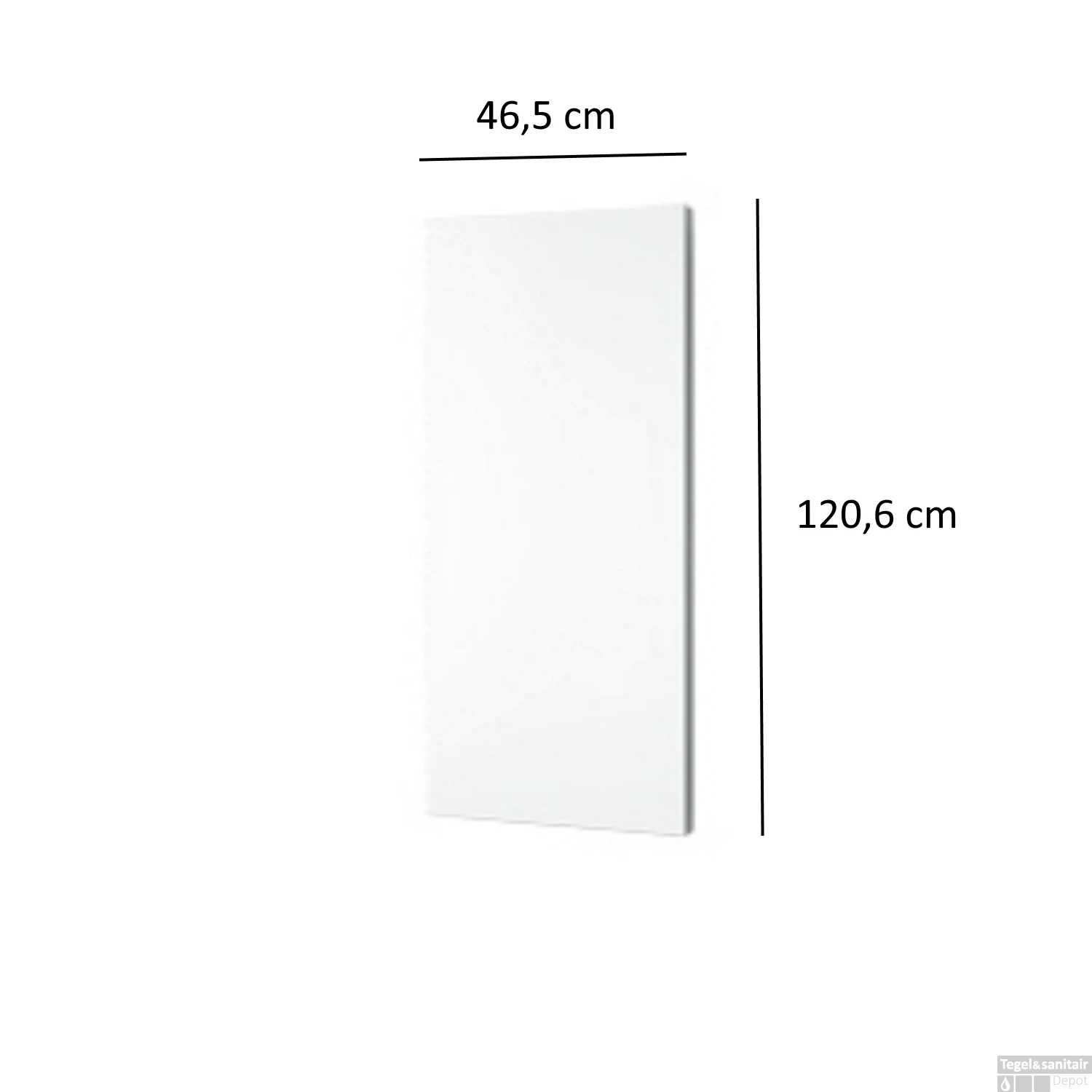 Designradiator Plieger Perugia 549 Watt Middenaansluiting 120,6x45,6 Cm Zilver Metallic 4 Designradiator Plieger Perugia 549 Watt Middenaansluiting 120,6x45,6 Cm Zilver Metallic - Afbeelding 2