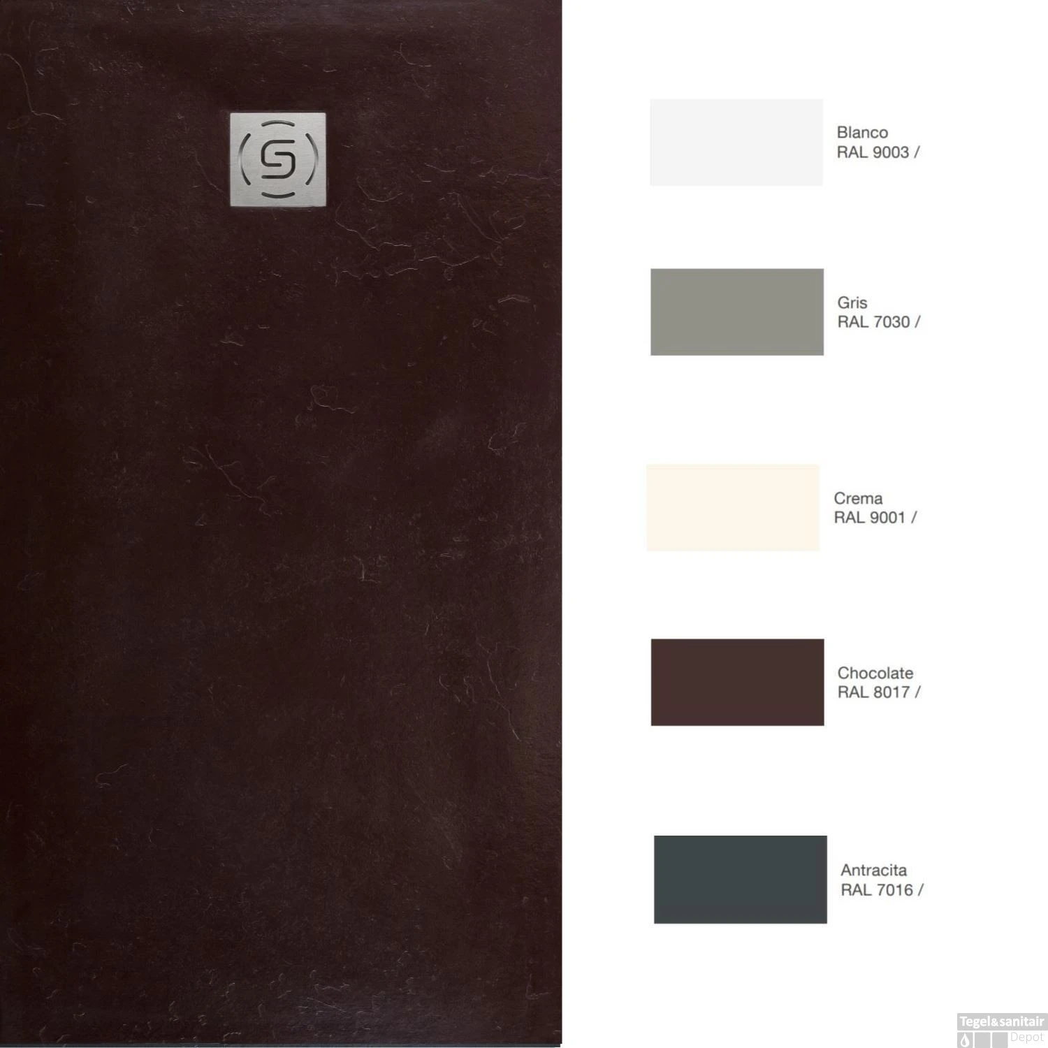 Natuursteen Douchebak Slab Pizarra Textuur (In Meerdere Maten En Kleuren Beschikbaar) 3 Natuursteen Douchebak Slab Pizarra Textuur (In Meerdere Maten En Kleuren Beschikbaar)