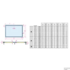 Douchebak Riho Davos 140x80 Wit -Sealkin Badkamermeubilair Winkel douchebak riho davos 140x80 wit tech