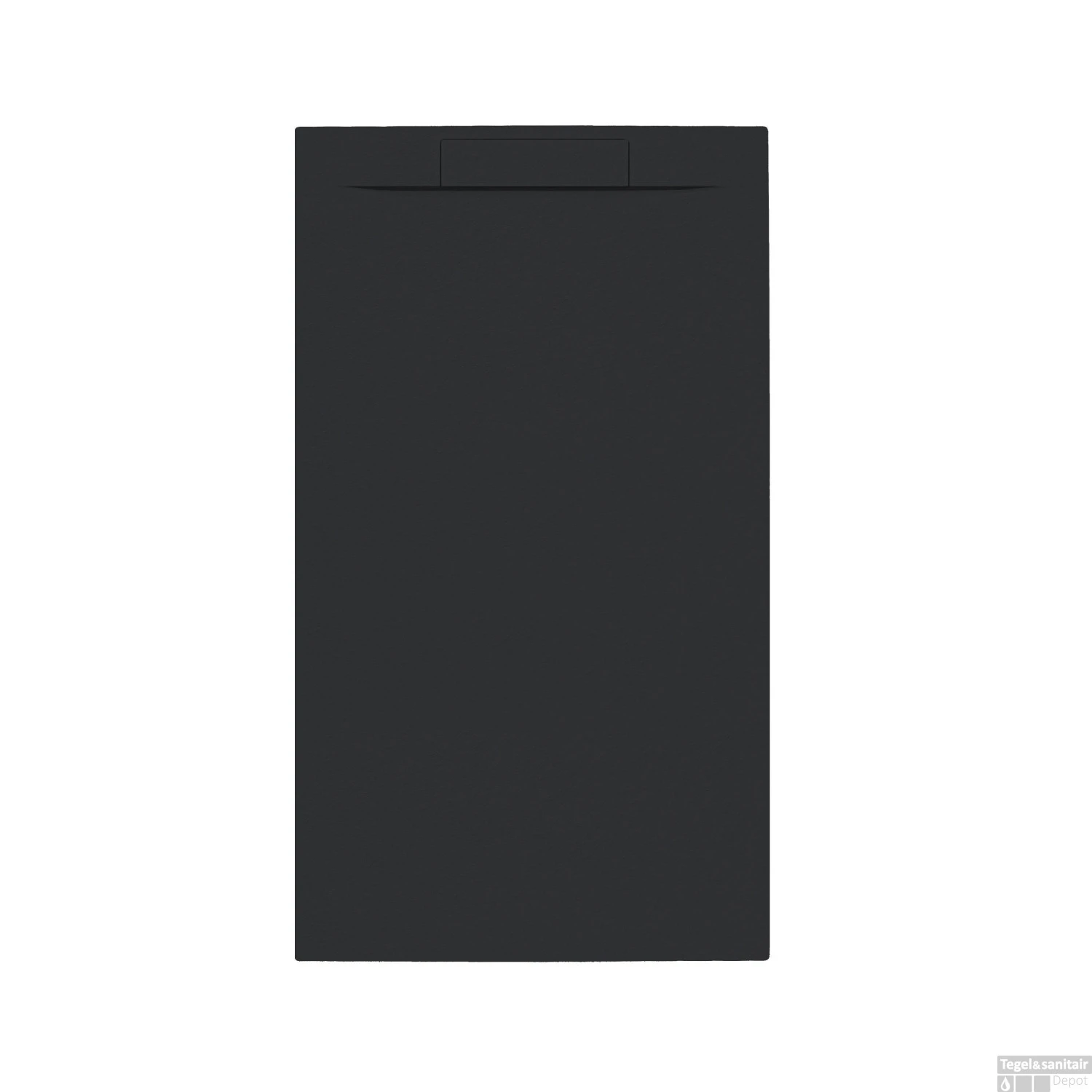 Douchebak + Sifon Allibert Rectangle 140x80 Cm Mat Zwart 3 Douchebak + Sifon Allibert Rectangle 140x80 Cm Mat Zwart