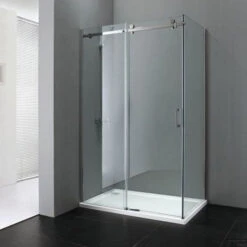 Douchecabine Sanilux Fleur Met Schuifdeur En Vaste Wand (verschillende Opties)