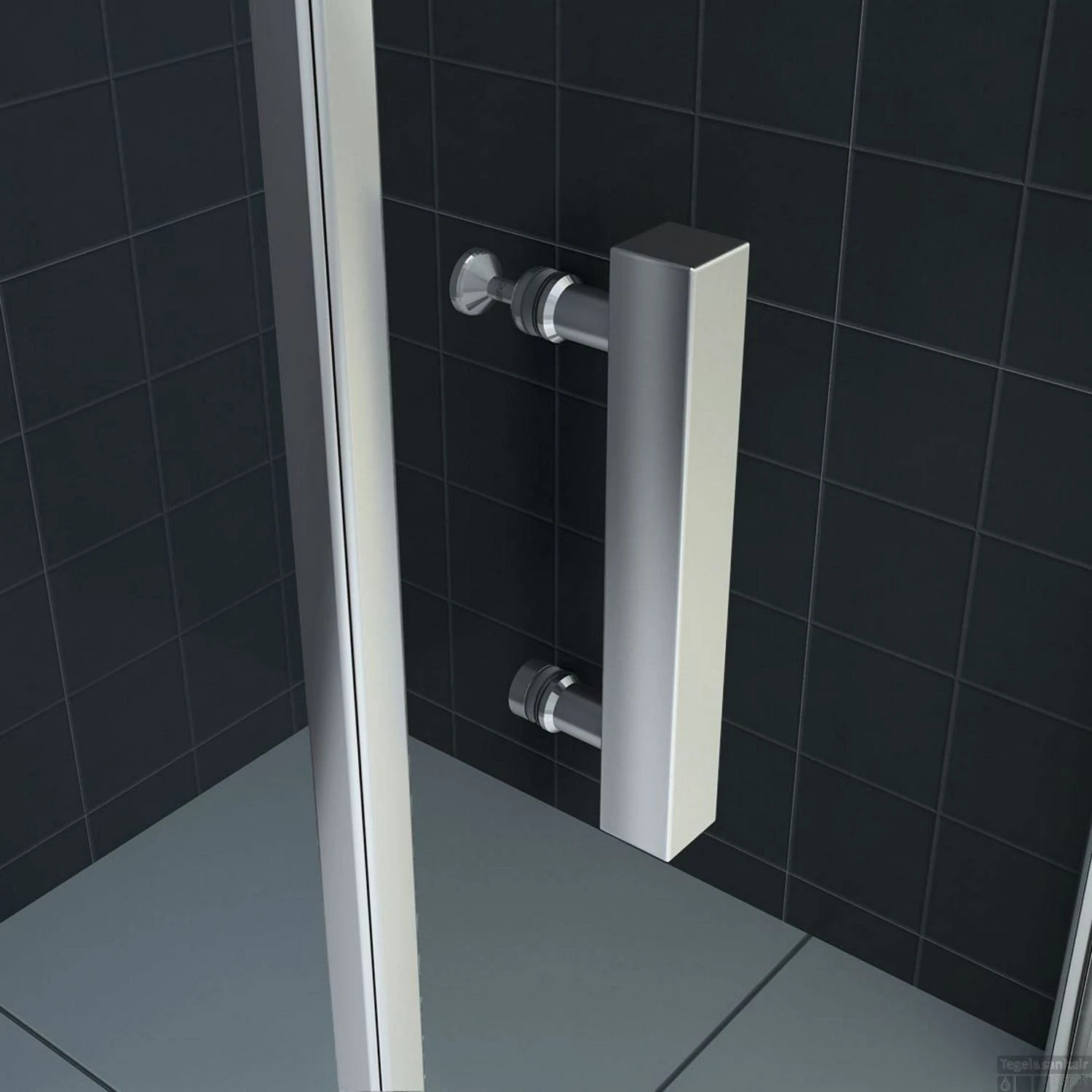 Douchecabine Wiesbaden Rechthoek Schuifdeur 120x80cm 8mm NANO Coating 5 Douchecabine Wiesbaden Rechthoek Schuifdeur 120x80cm 8mm NANO Coating - Afbeelding 3