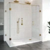 Douchecabine Compleet Just Creating Profielloos 3-Delig 90x180 Cm Goud -Sealkin Badkamermeubilair Winkel douchecabine compleet just creating 90x180 shop