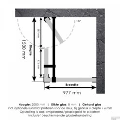 Douchecabine Compleet Just Creating Profielloos 3-Delig 100x160 Cm Goud -Sealkin Badkamermeubilair Winkel douchecabine compleet just creating profielloos tech