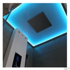 Douchecabine Eago Stoomdouche LD106F15 100x100 Links Glanzend Wit -Sealkin Badkamermeubilair Winkel douchecabine eago stoomdouche ld106f15 100x100 links glanzend wit sfeer1