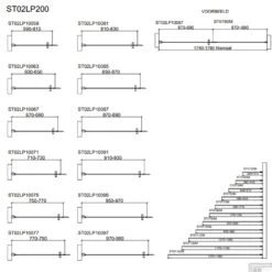 Douchecabine Van Rijn ST02 200 Zwart -Sealkin Badkamermeubilair Winkel douchecabine van rijn st02 200 zwart tech