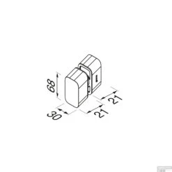 Douchedeurknop Dubbelzijdig Geesa Shift Zwart -Sealkin Badkamermeubilair Winkel douchedeurknop dubbelzijdig geesa shift zwart tech