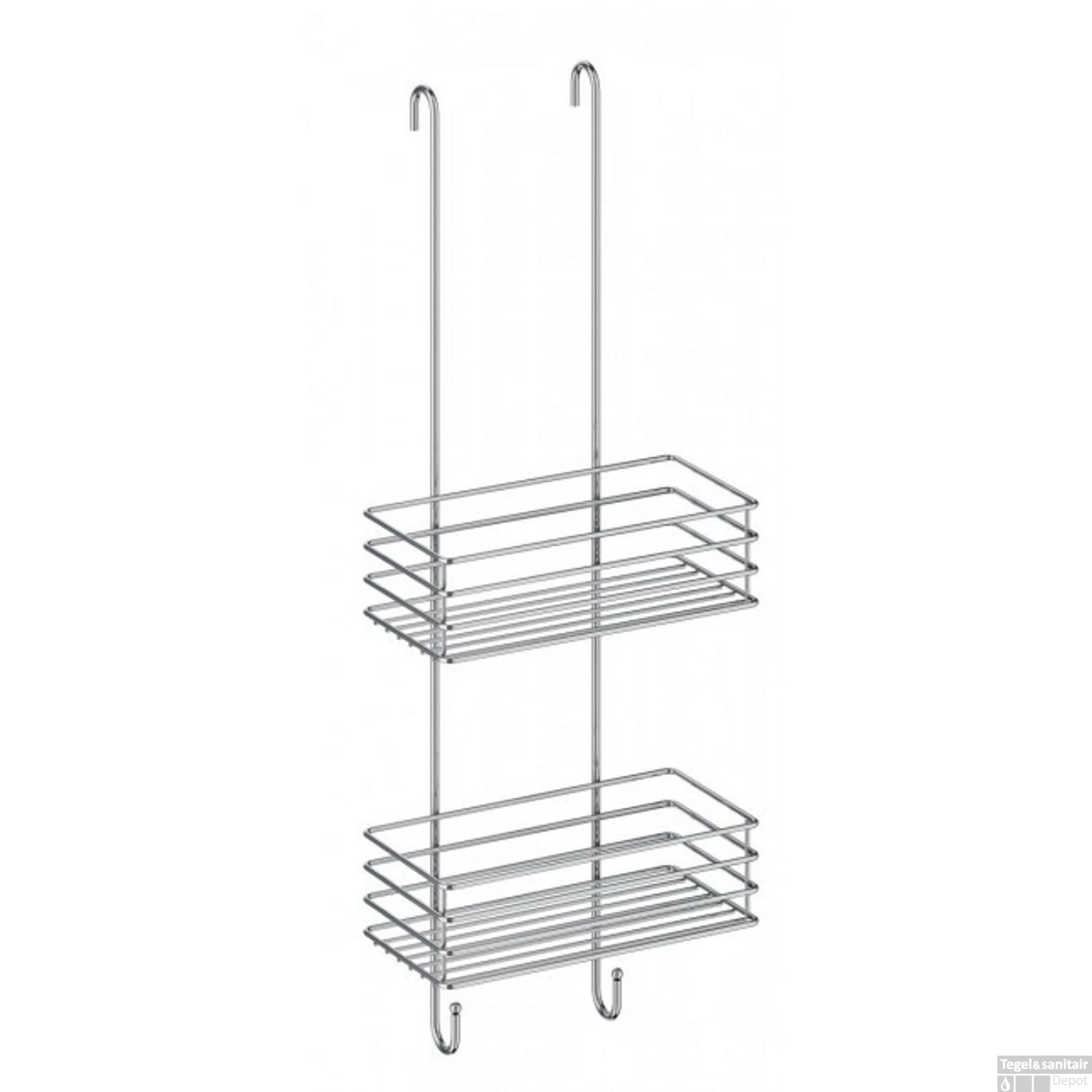 Douchedraadkorf Smedbo Xtra Dubbel Ophangbaar Chroom