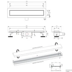 Douchegoot Brauer Goud Inclusief Vloerflens 90x7 Cm Zero Tegelinlegrooster Omkeerbaar 9 Douchegoot Brauer Goud Inclusief Vloerflens 90x7 Cm Zero Tegelinlegrooster Omkeerbaar -Sealkin Badkamermeubilair Winkel douchegoot brauer goud inclusief vloerflens 90x7 cm zero tegelinlegrooster omkeerbaar tec