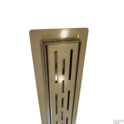 Messing Goud RVS Douchegoot Flens Met Uitneembaar Sifon 70x7cm 6,7cm Diep MESSING GOUD ROOSTER -Sealkin Badkamermeubilair Winkel douchegoot messing goud detail 1 1 1 1 1