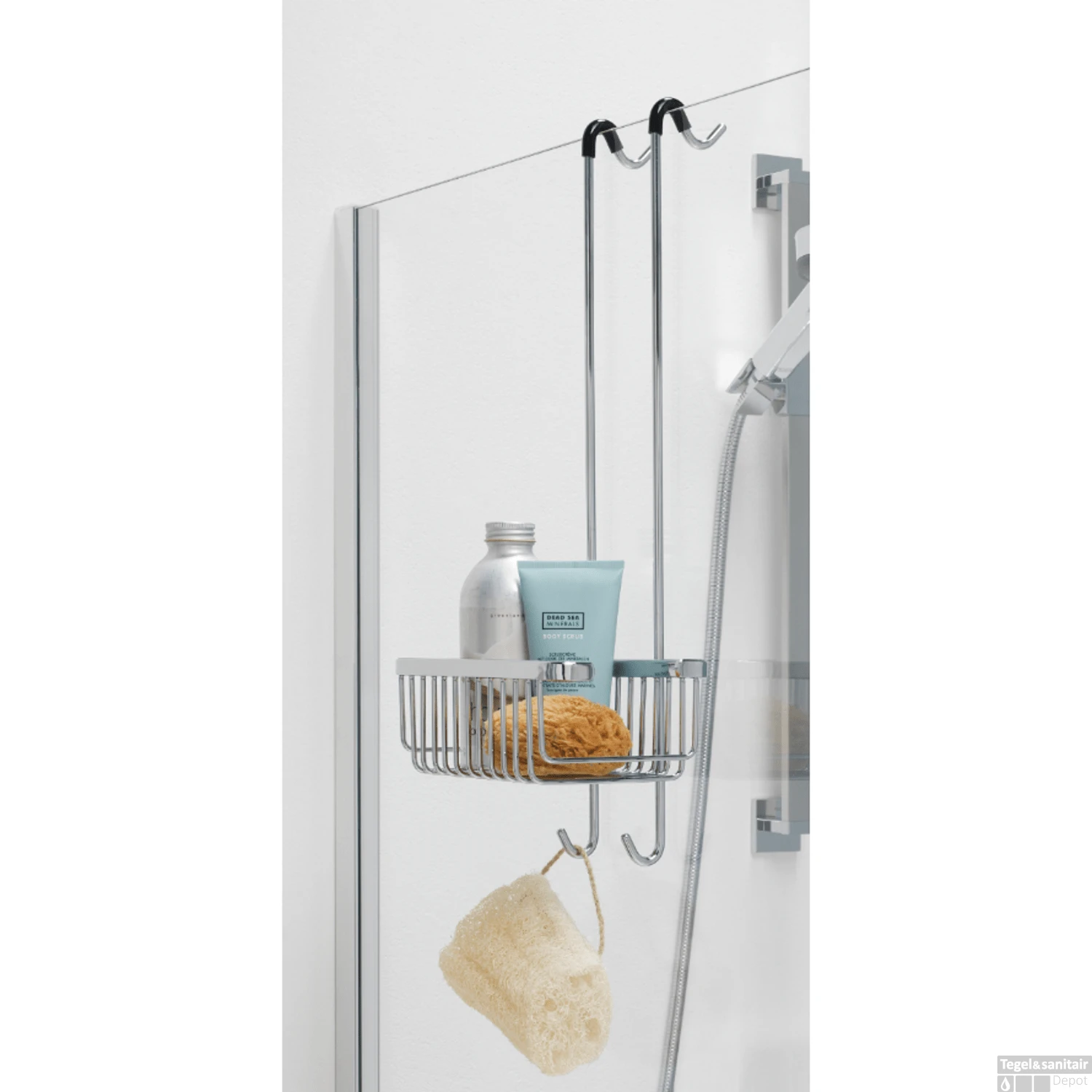 Douchekorf Tiger Exquisit Chroom 4 Douchekorf Tiger Exquisit Chroom - Afbeelding 2