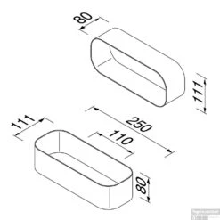 Douchemand Geesa Frame 25 Cm Wit -Sealkin Badkamermeubilair Winkel douchemand geesa frame 25 cm wit tech