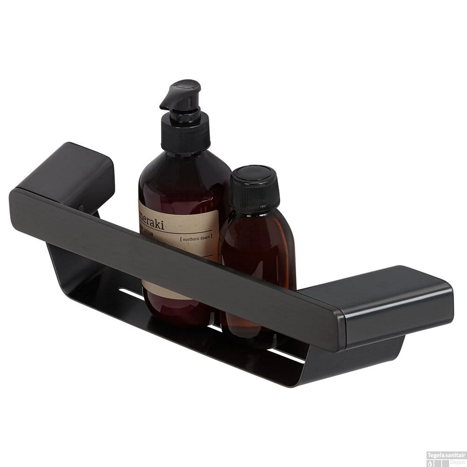 Douchemand Geesa Shift 35 Cm Zwart Metaal Geborsteld 4 Douchemand Geesa Shift 35 Cm Zwart Metaal Geborsteld - Afbeelding 2