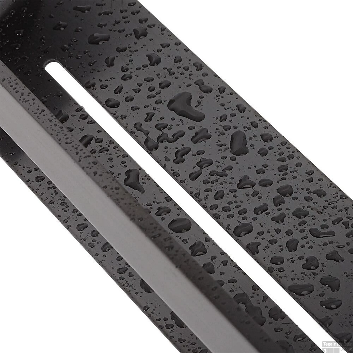 Douchemand Geesa Shift 35 Cm Zwart Metaal Geborsteld 5 Douchemand Geesa Shift 35 Cm Zwart Metaal Geborsteld - Afbeelding 3