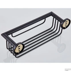 Doucherek Boss & Wessing Nero Shampoo Houder Mat Zwart -Sealkin Badkamermeubilair Winkel doucherek boss wessing nero shampoo houder mat zwart detail1