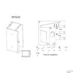 Douchewand Vrijstaand Best Design Erico 120x200 Cm 8mm NANO Veiligheidsglas -Sealkin Badkamermeubilair Winkel douchewand vrijstaand erico 120x200 cm tech