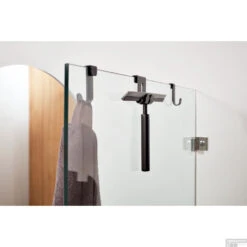 Douchewisser Haceka Selection Met Haak Mat Zwart -Sealkin Badkamermeubilair Winkel douchewisser haceka selection met haak mat zwart sfeer1