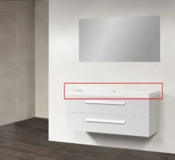 Wastafelblad Exclusive Line 120-2 Foggia 0 Kraangaten 9 Wastafelblad Exclusive Line 120-2 Foggia 0 Kraangaten -Sealkin Badkamermeubilair Winkel dsc01176 foggia 120 1 zonder kraangaten compleet 1