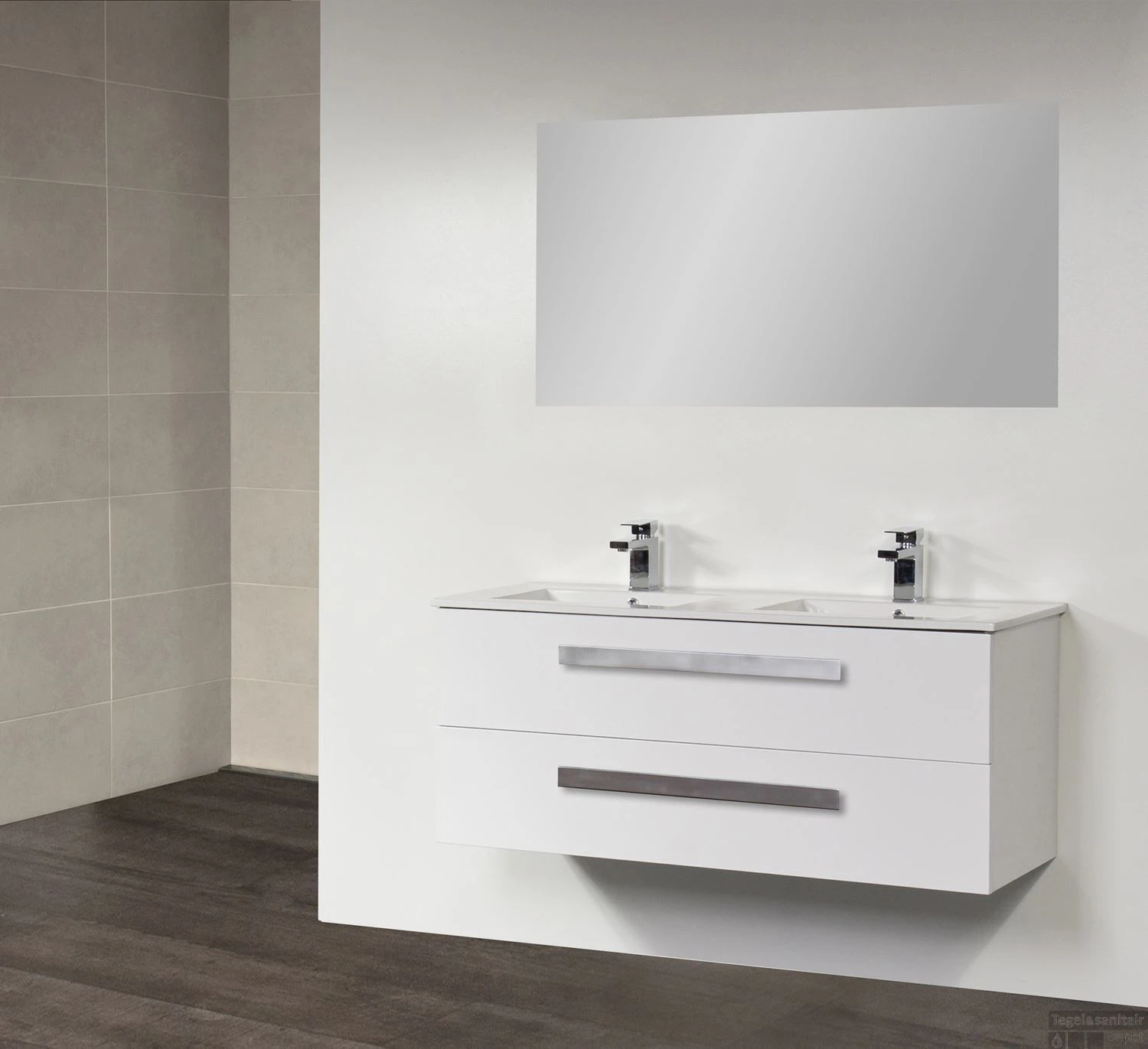 Wastafelblad Keramiek Pisa 120 2 Kraangaten 8 Wastafelblad Keramiek Pisa 120 2 Kraangaten - Afbeelding 6