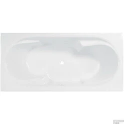 Inbouw Duo Ligbad Wisa Levanto 190x90x46 Cm Wit