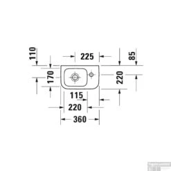 Duravit DuraStyle Fontein 36x22x14 Cm Keramiek Glanzend Wit -Sealkin Badkamermeubilair Winkel duravit durastyle fontein 36x22x14 cm keramiek glanzend wit tech