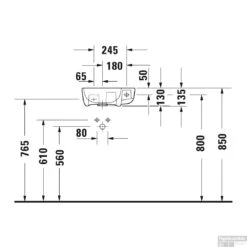 Duravit ME By Starck Fontein 40x22x13.5 Cm Keramiek Glanzend Wit 7 Duravit ME By Starck Fontein 40x22x13.5 Cm Keramiek Glanzend Wit -Sealkin Badkamermeubilair Winkel duravit me by starck fontein 40x22x13.5 cm keramiek glanzend wit tech2